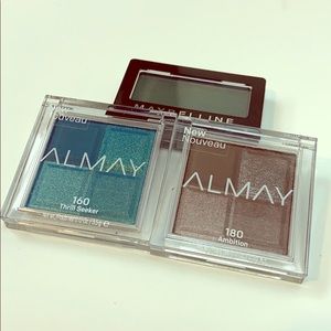 🔥3/10🔥Almay/Maybelline Eyeshadow Bundle